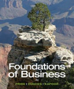 Test Bank for Foundations of Business 4th Edition by William M. Pride Robert J. Hughes Jack R. Kapoor 1
