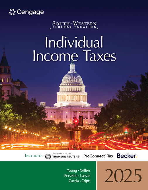 Solution Manual For South Western Federal Taxation 2025 Individual Income Taxes, 48th Edition By James C. Young