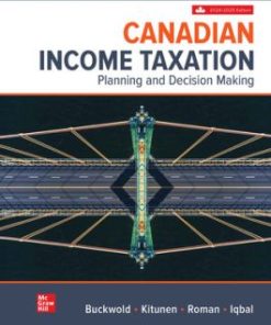 Test Bank for Canadian Income Taxation 20242025 27th Edition