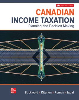 solution manual for Canadian Income Taxation 20242025 27th Edition